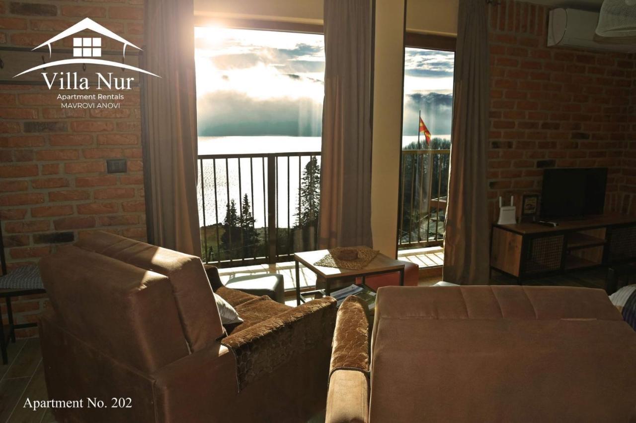 Villa Nur - Lake View Apartaments Mavrovi Anovi Екстер'єр фото